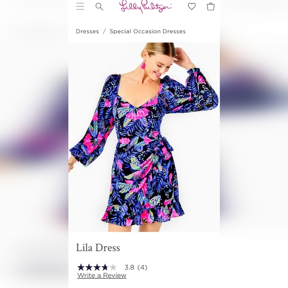 Lilly Pulitzer Dresses & Skirts - New w/Tags! Lilly Pulitzer Lila Dress in Onyx Earned Stripes, Sz 12